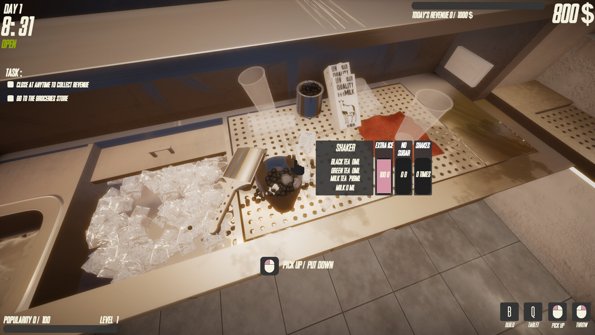 图片[2]-奶茶店模拟器 Build.21023393（Boba Tea Shop Simulator）免安装中文版-87软件库｜绿色软件+破解游戏下载站