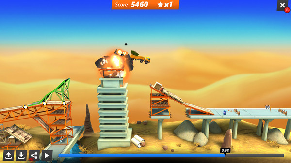 图片[5]-桥梁建造师：特技 v1.1HF（Bridge Constructor Stunts）免安装中文版-87软件库｜绿色软件+破解游戏下载站