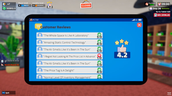 图片[5]-洗衣店模拟器：洗刷刷！v1.0.5（Laundry and Supermarket Simulator）免安装中文版-87软件库｜绿色软件+破解游戏下载站