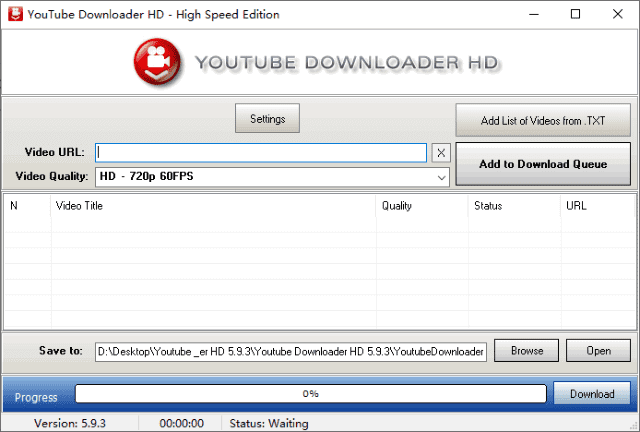 Youtube Downloader HD(Youtube视频下载) v5.9.8.1 便携版
