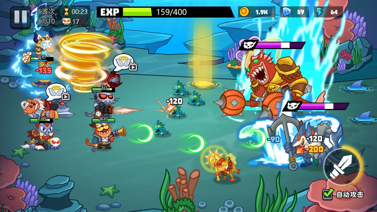 图片[3]-猫咪勇士冒险（解锁秒杀免广告等）-87软件库｜绿色软件+破解游戏下载站