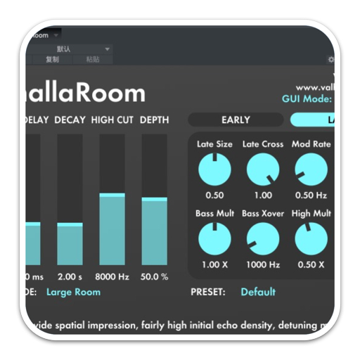 图片[1]-Valhalla DSP Valhalla Room for Mac(立体声混响效果插件) v1.6.3激活版-87软件库｜绿色软件+破解游戏下载站