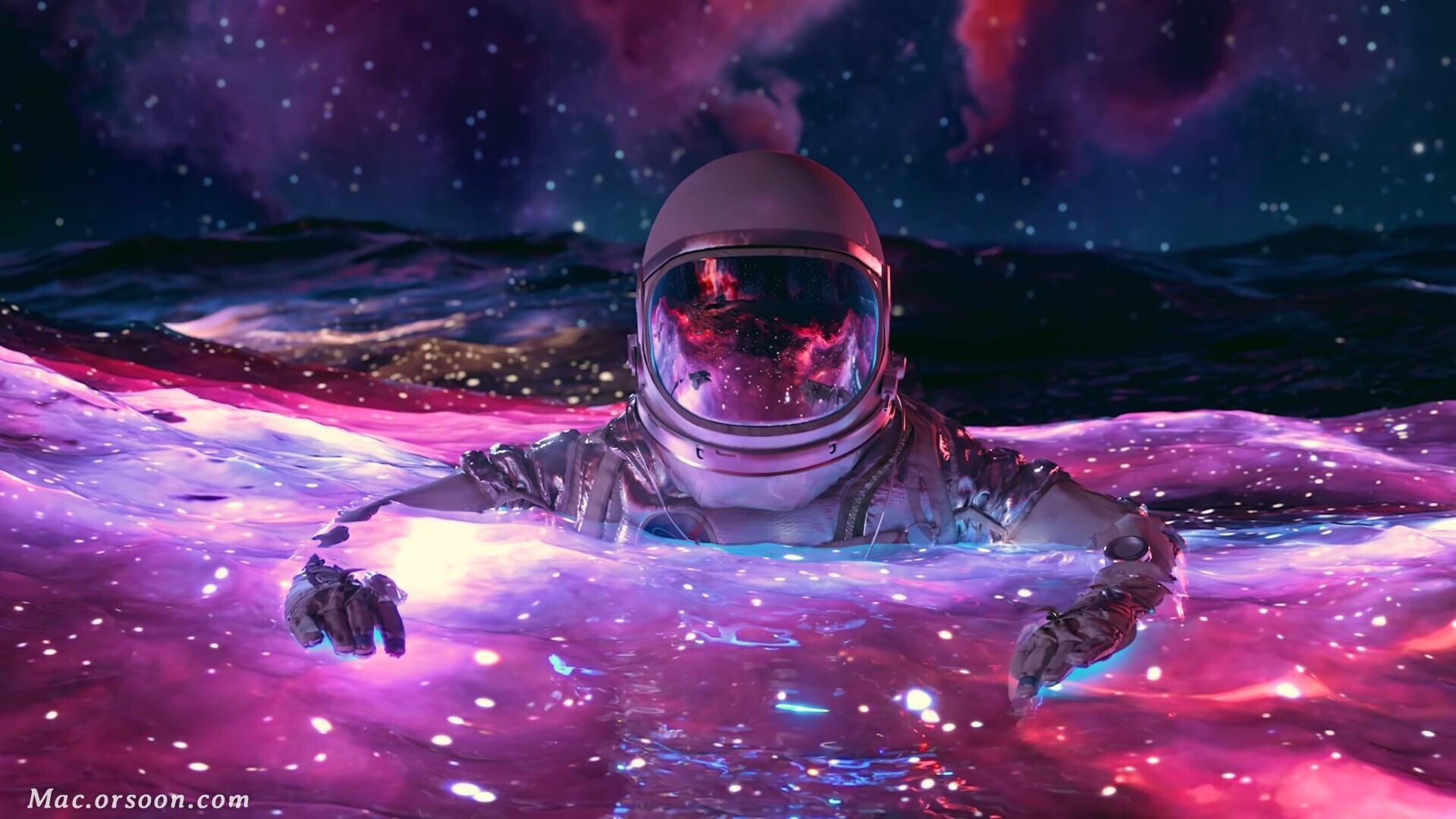 宇航员的梦幻星空动态壁纸-87软件库｜绿色软件+破解游戏下载站