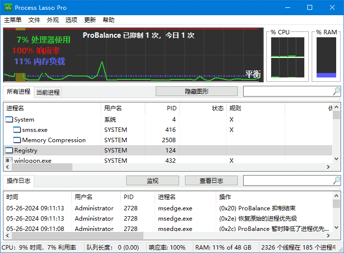 Process Lasso(进程优化工具) v18.0.1.24 / 18.1.0.1 多语便携版-87软件库｜绿色软件+破解游戏下载站