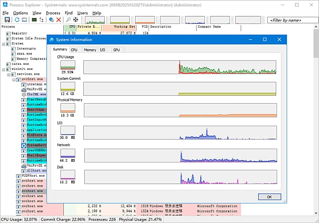 Process Explorer(微软进程资源管理器) v17.09 汉化绿色版(01.10)-87软件库｜绿色软件+破解游戏下载站