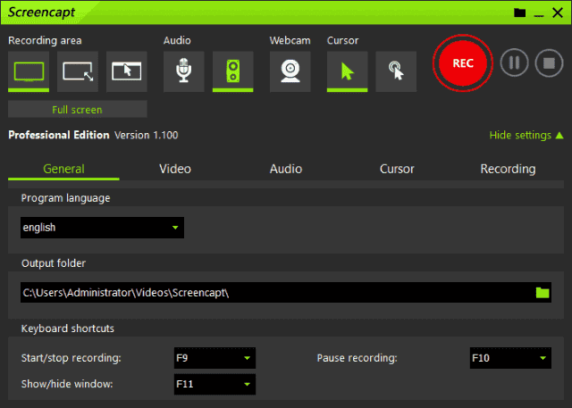 ASCOMP Screencapt Pro(屏幕捕捉录制工具) v2.004 便携版-87软件库｜绿色软件+破解游戏下载站