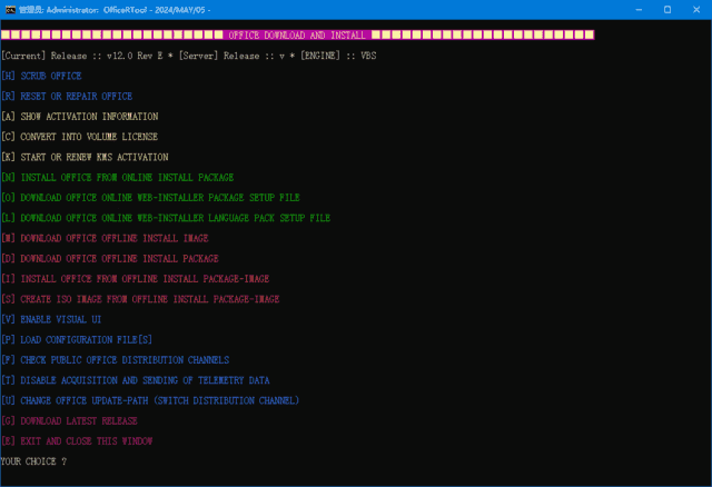 Office(R)Tool(安装激活修复Office的脚本程序) v16.4.0 绿色版-87软件库|绿色软件+破解游戏下载站