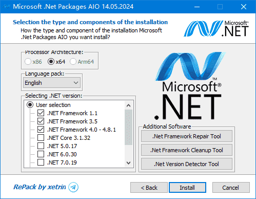 Microsoft .Net Packages AIO(.NET合集包) v11.11.2025-87软件库｜绿色软件+破解游戏下载站