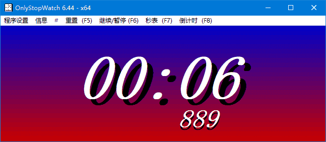 OnlyStopWatch(桌面计时器工具) v6.56 多语便携版-87软件库|绿色软件+破解游戏下载站