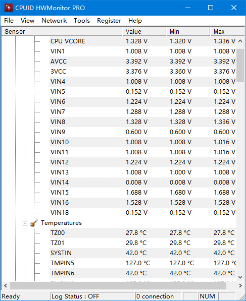 HWMonitor(电脑硬件监测工具) Pro v1.56 便携版-87软件库|绿色软件+破解游戏下载站