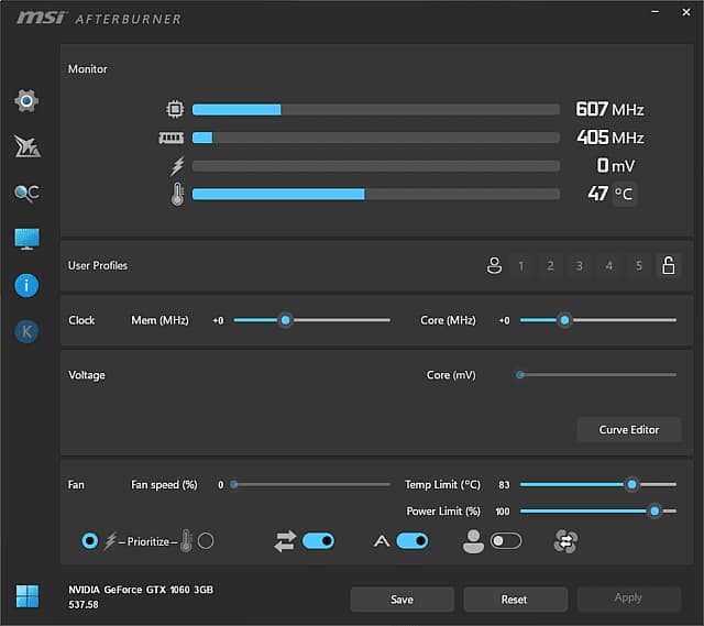 MSI Afterburner(微星显卡超频软件) v4.6.6.16757 最新版-87软件库|绿色软件+破解游戏下载站