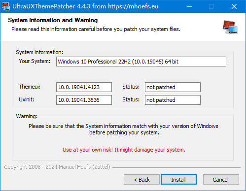 UltraUXThemePatcher(Win11主题破解限制工具) v4.5.0-87软件库|绿色软件+破解游戏下载站