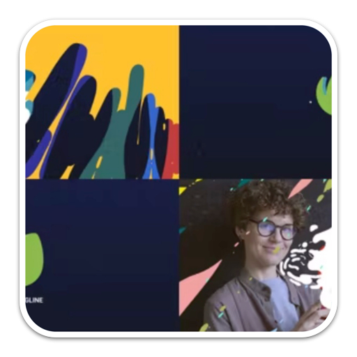 Cartoon Liquid Logo Opener for Mac(彩色图标动画展示效果fcpx插件)-87软件库｜绿色软件+破解游戏下载站