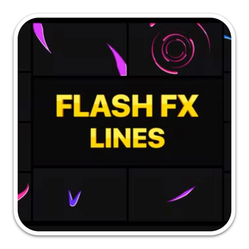 Flash FX for Mac(流畅酷炫线条形状fcpx插件)-87软件库｜绿色软件+破解游戏下载站