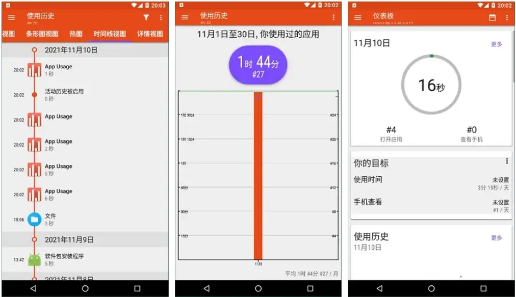 App Usage 应用监控 v6.04 随时监控手机内应用使用时间-87软件库｜绿色软件+破解游戏下载站