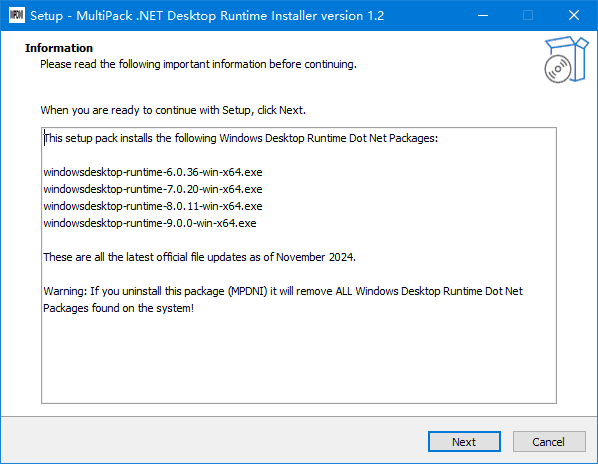 MultiPack .NET Windows Desktop Installer(.NET集合包) v2.1-87软件库｜绿色软件+破解游戏下载站