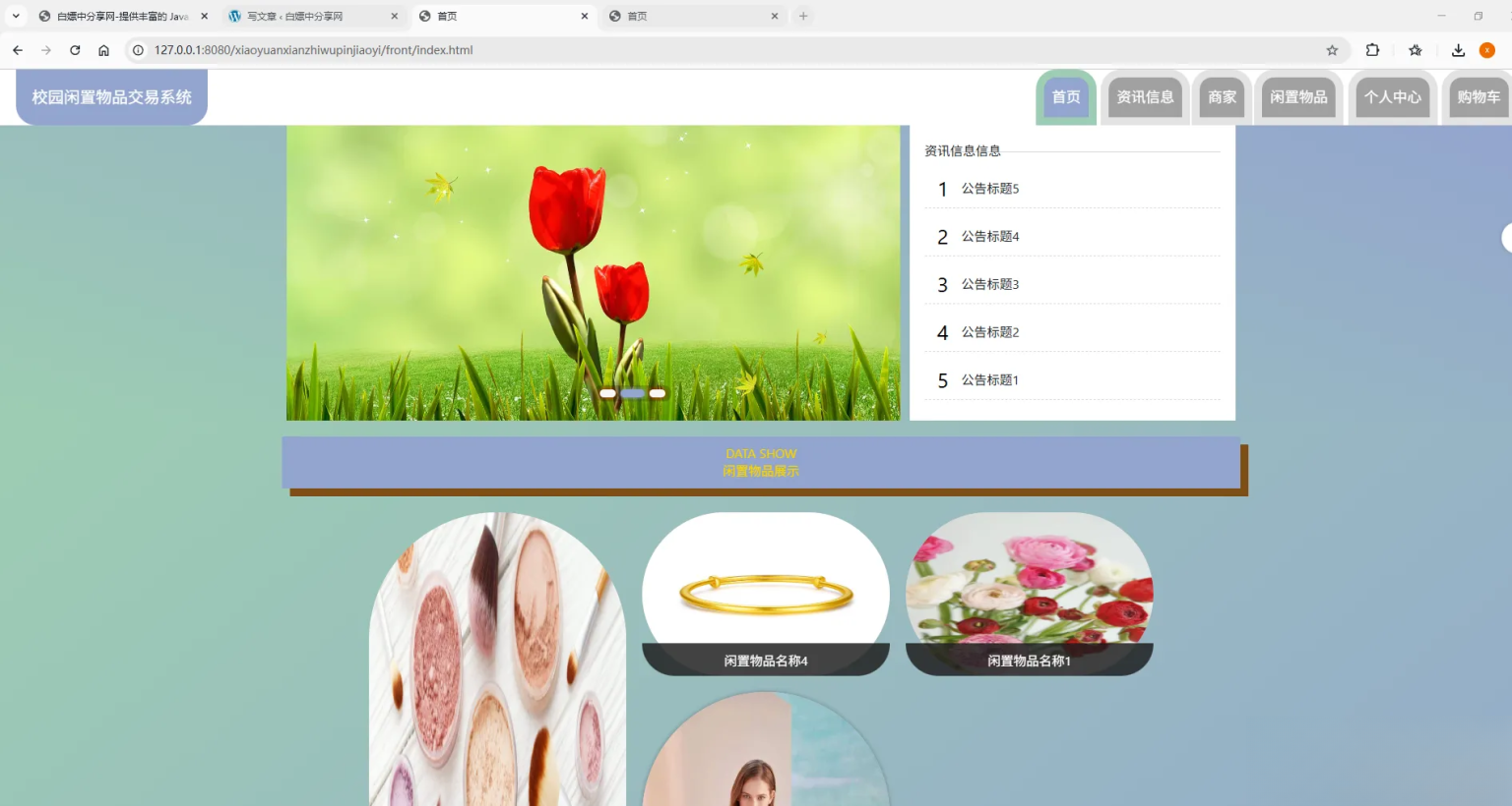 基于Spring Boot的校园闲置物品交易系统代码-87软件库｜绿色软件+破解游戏下载站